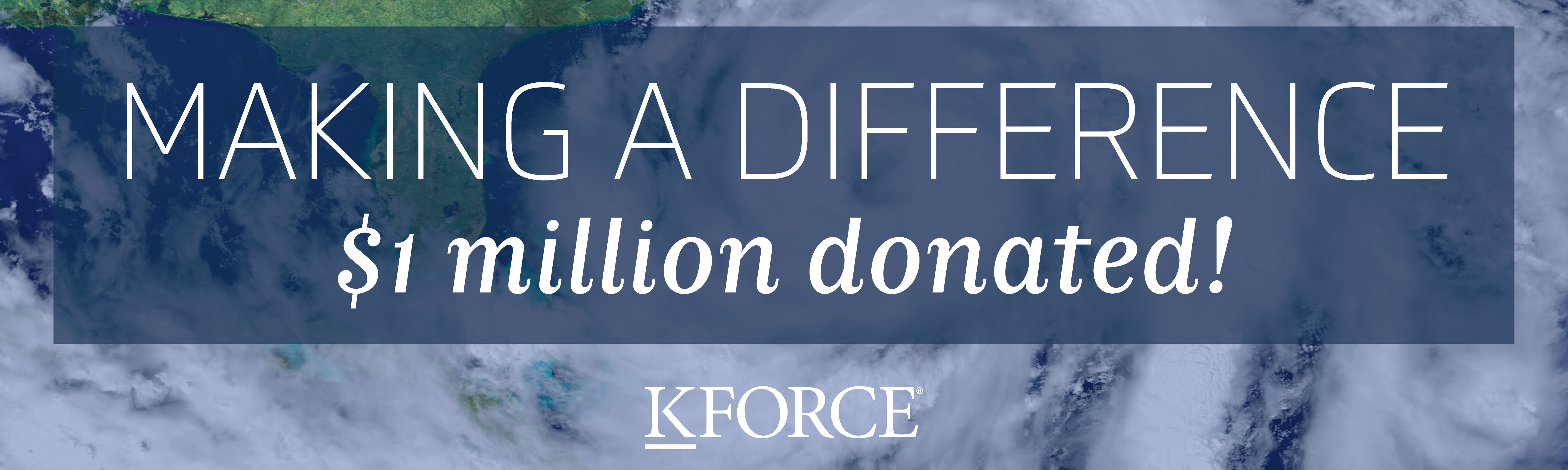 Kforc reaches $1 million!