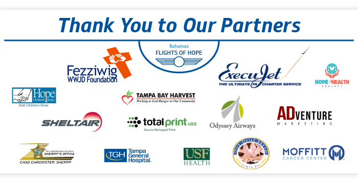 thank you to our partners