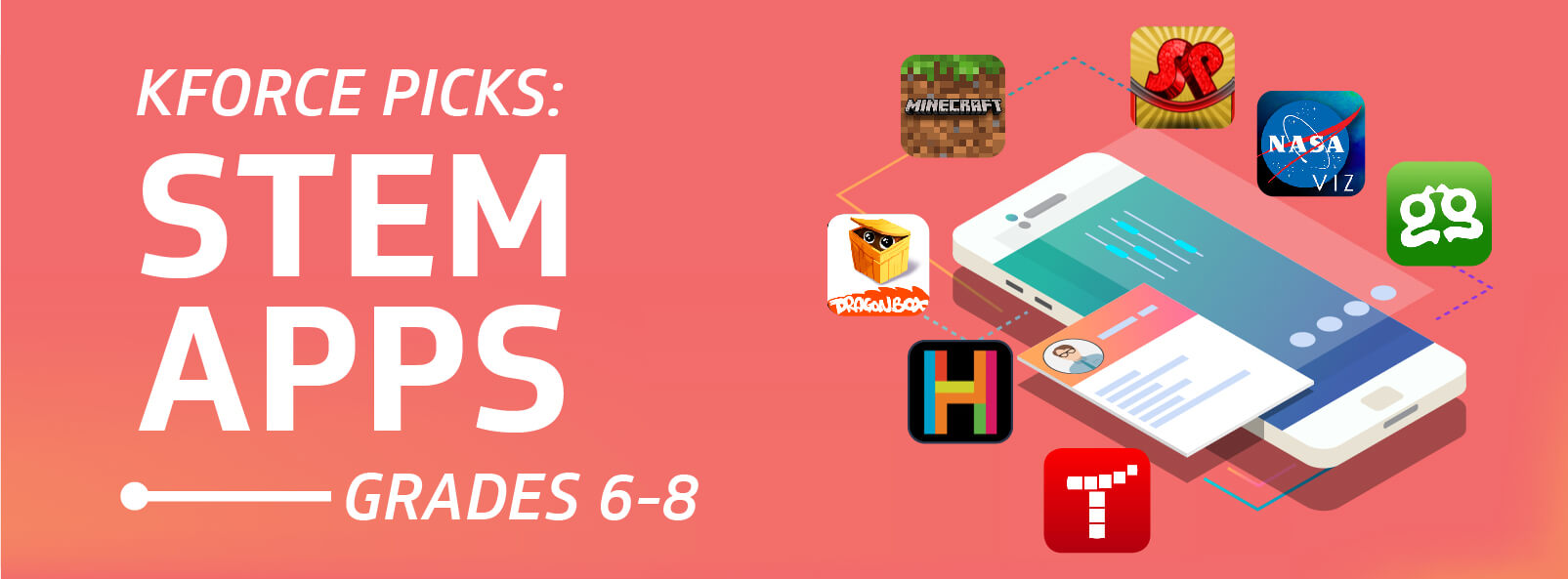 Kforce Picks Top STEM Apps Grades 6-8